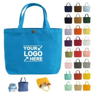 Eco Canvas Tote Bag Multi Color Reusable Shopping
