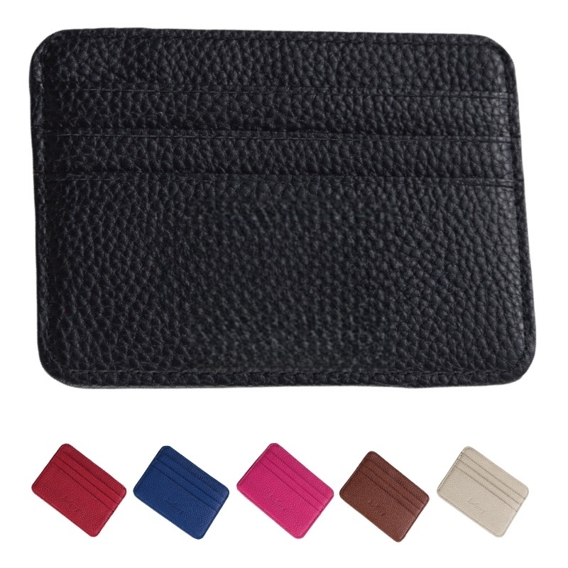 Leather RFID Cardholder Slim Wallet for Men - Secure