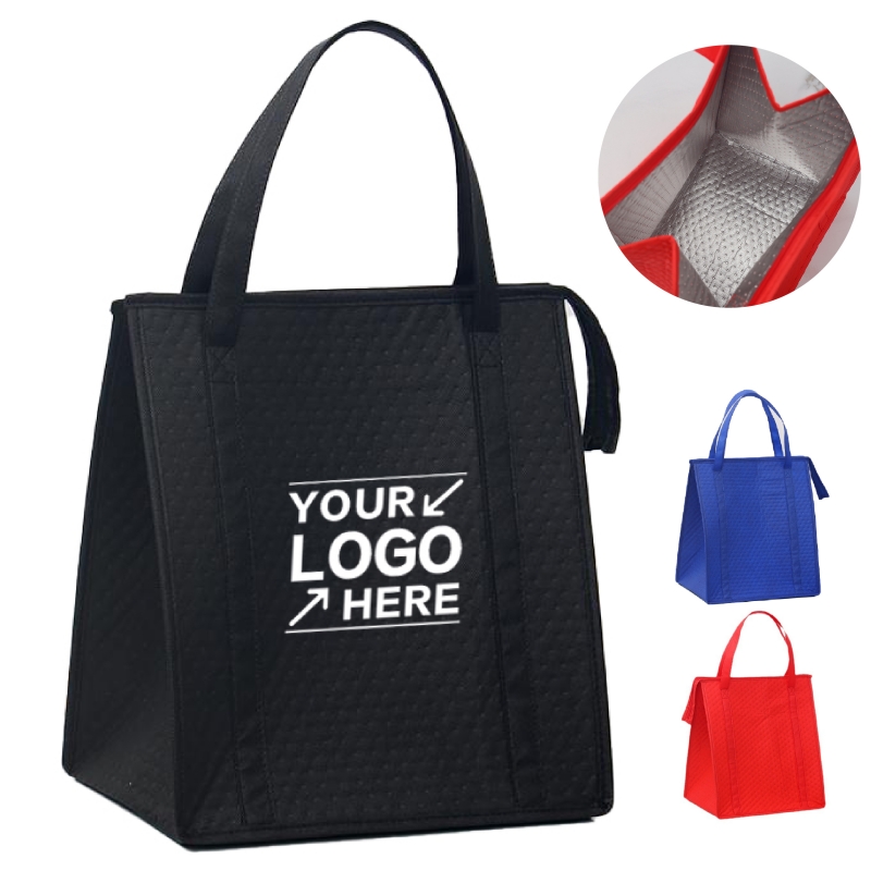 Insulated Thermal Shopping Tote Quilted Grocery Carrier Bag