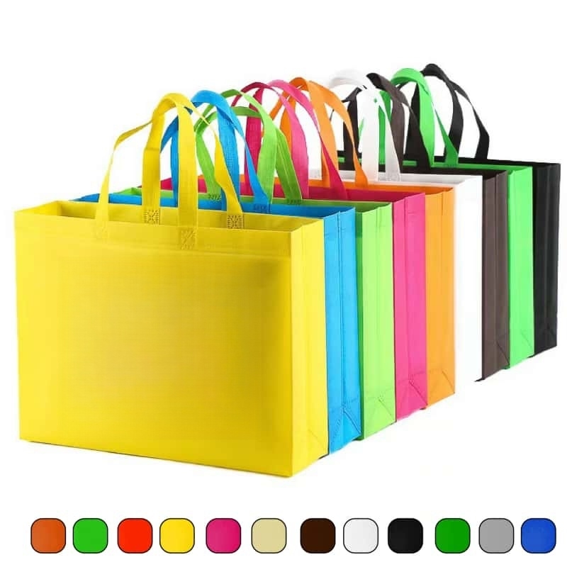Reusable Non-Woven Shopping Tote - Eco-Friendly Market Bag