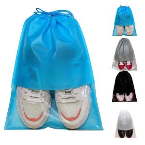 Drawstring Dustproof Travel Shoe Bag for Storage and Packing