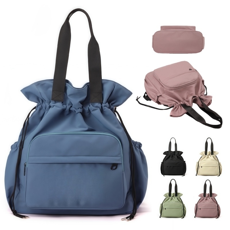 Stylish Drawstring Backpack Tote Bag for Travel