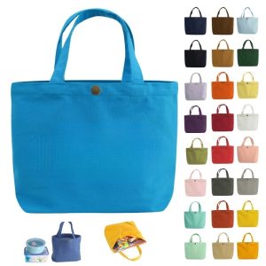 Eco Canvas Tote Bag Multi Color Reusable Shopping