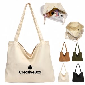 Canvas Tote Bag Large Capacity Reusable Shopping Tote