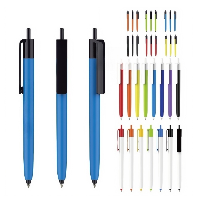 Colorful Retractable Ballpoint Pen for Office Use