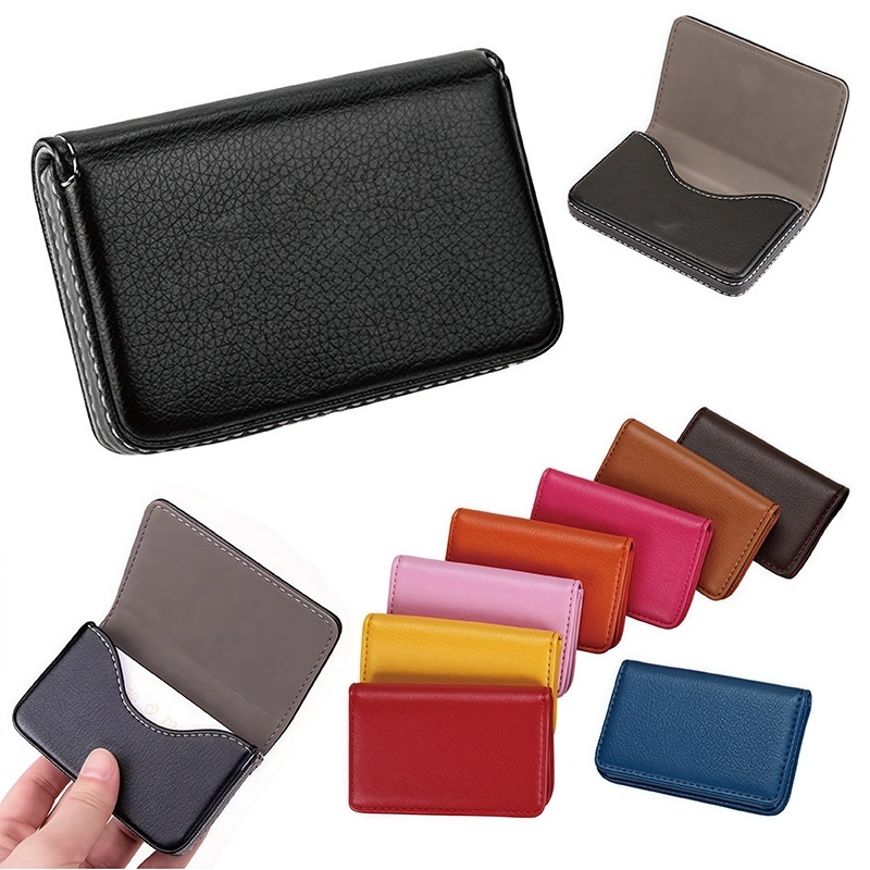 Leather Business Card Holder Slim and Stylish Case