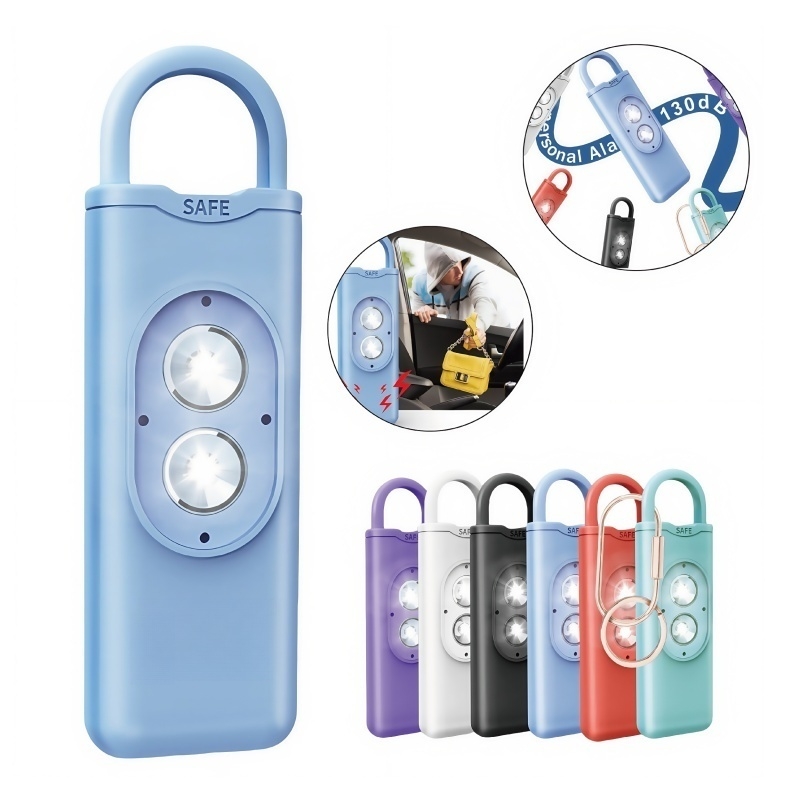 Personal Safe Alarm Keychain with LED Light