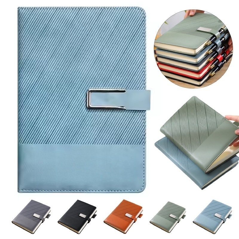 A5 Leather Notebook Planner with Soft Touch and Magnetic