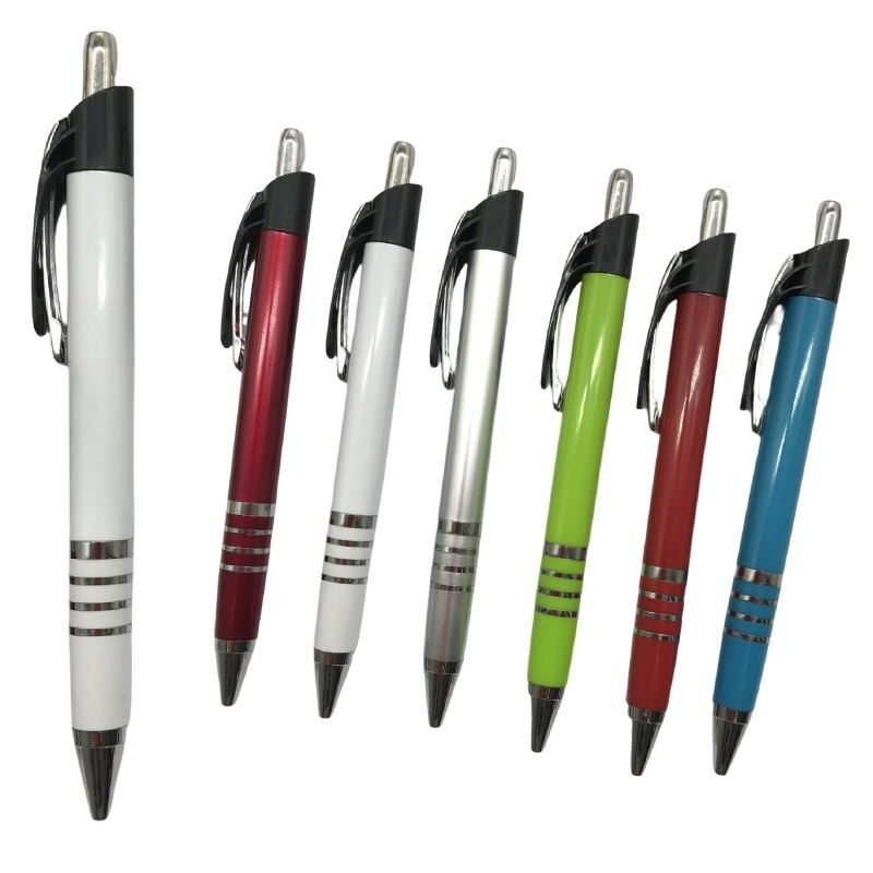 Colorful Retractable Ballpoint Pen with Smooth Ink