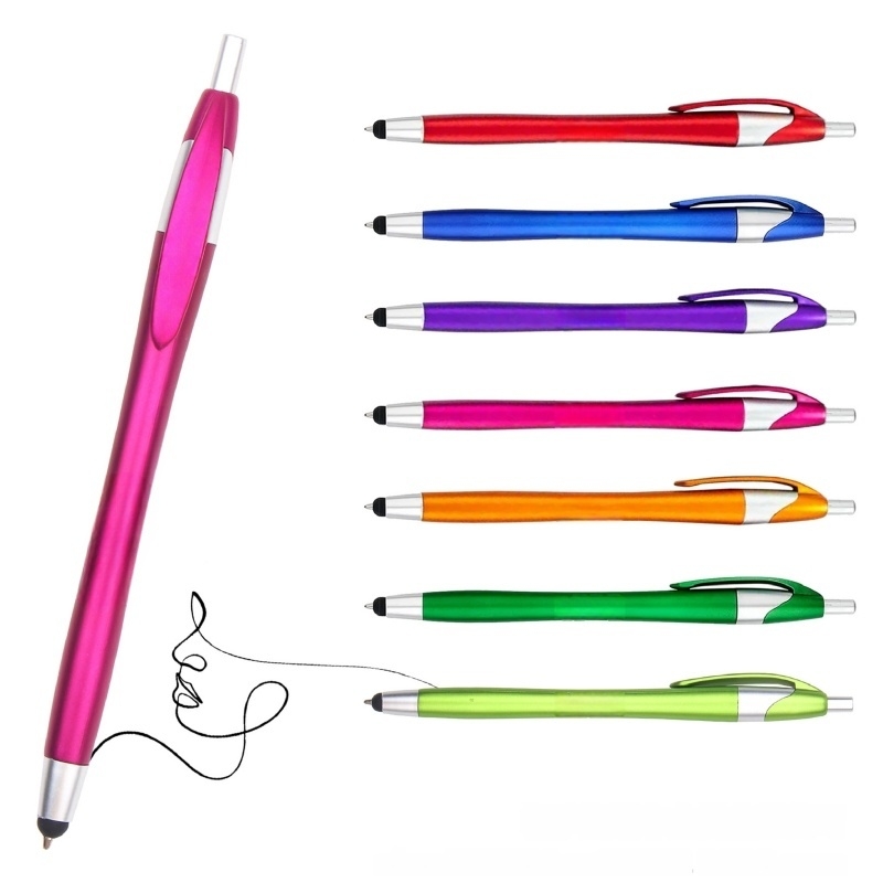 Colorful Retractable Ballpoint Pen with Smooth Ink