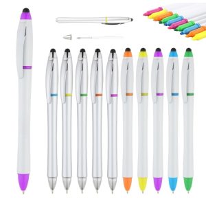 Multi-Color Stylus Highlighter and Ballpoint Pen Combo