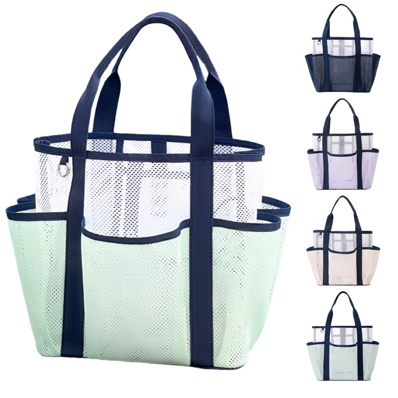 Portable Handheld Mesh Bag for Beach and Outdoor