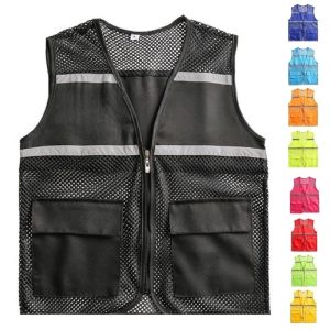 Hi Vis Safety Vest - Reflective Mesh Construction Gear