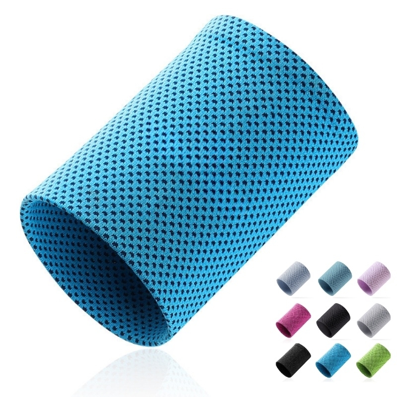 Breathable Athletic Wrist Sweatband for Sports and Workouts