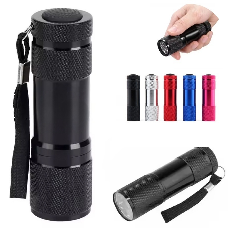 LED Pocket Flashlight Compact Aluminum Portable Light Kit