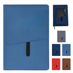 A5 Business Loose-Leaf Notebook with Storage Pocket