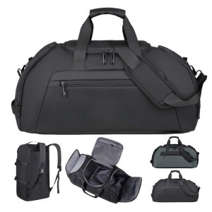 Convertible Waterproof Duffel Backpack For Travel And Gym