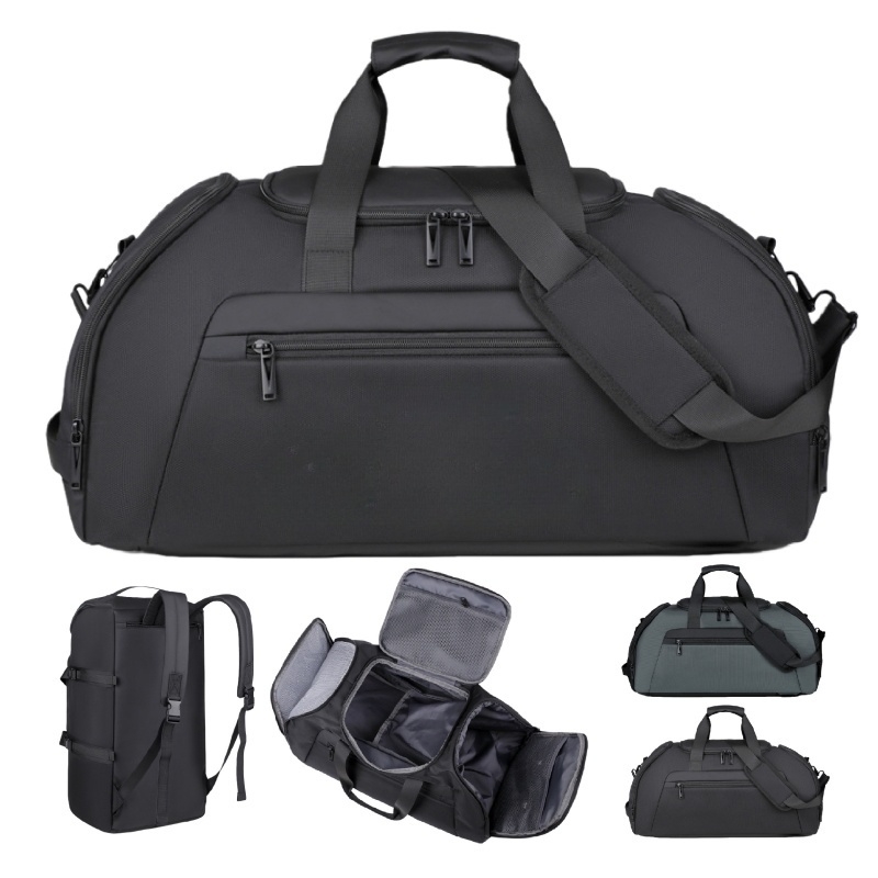 Convertible Waterproof Duffel Backpack For Travel And Gym
