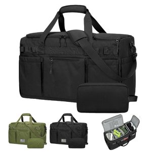 Tactical Waterproof Duffel Bag with Shoe Compartment