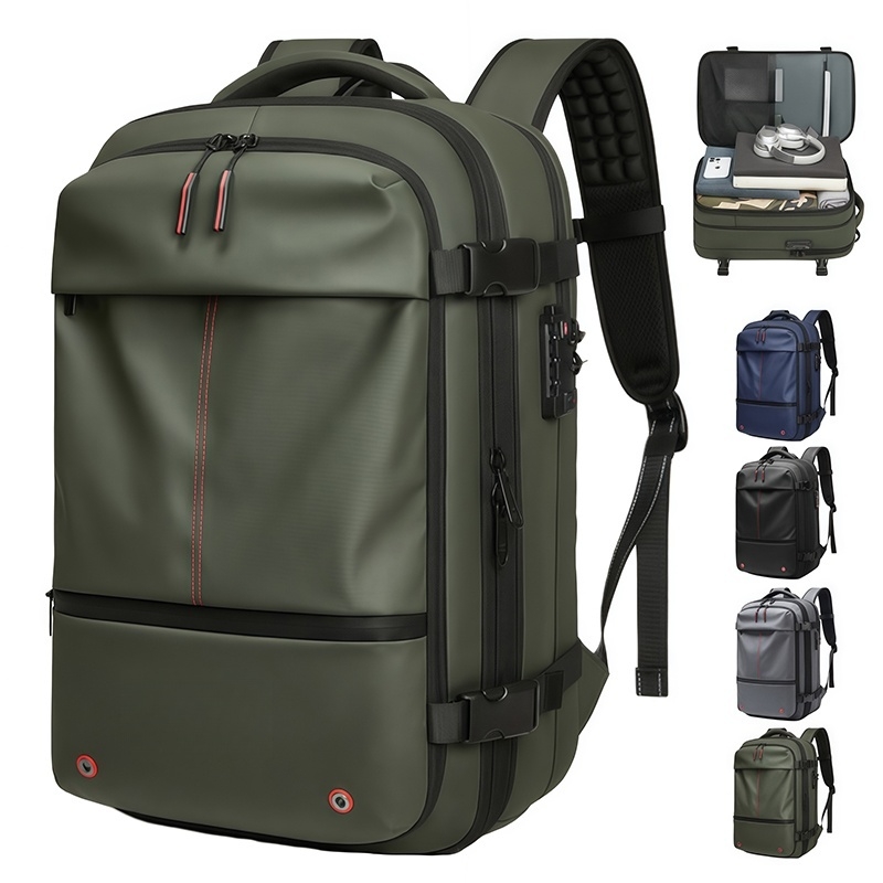 Expandable Travel Backpack with Full Lay-Flat Design