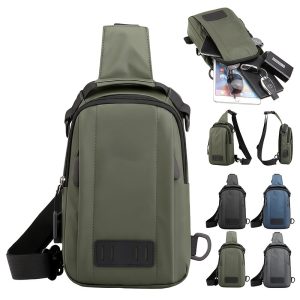 Multi Pocket Crossbody Sling Bag Lightweight Everyday Carry