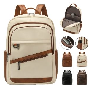 Large Capacity Laptop Backpack Multi Pocket Commuter Bag