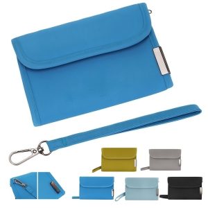 Compact Zipper Wallet Pouch Travel Organizer Utility Case