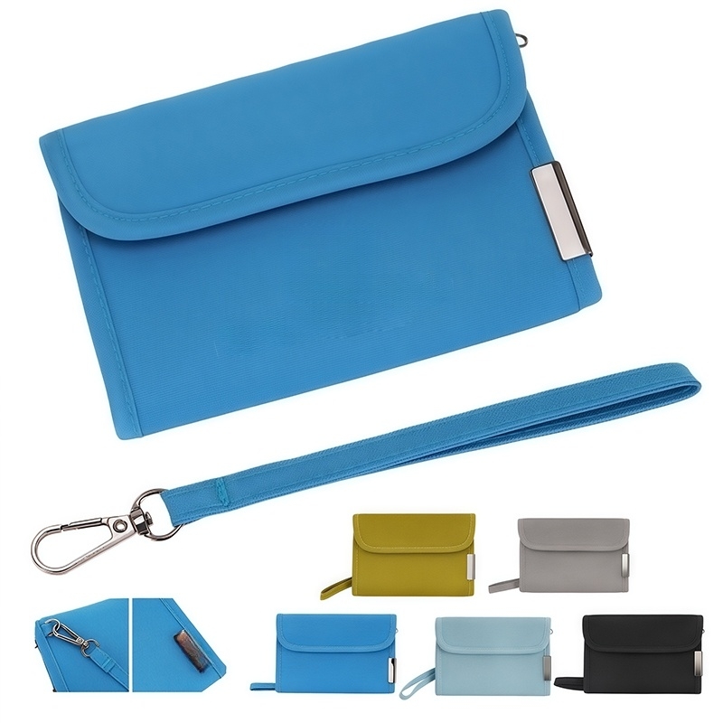 Compact Zipper Wallet Pouch Travel Organizer Utility Case