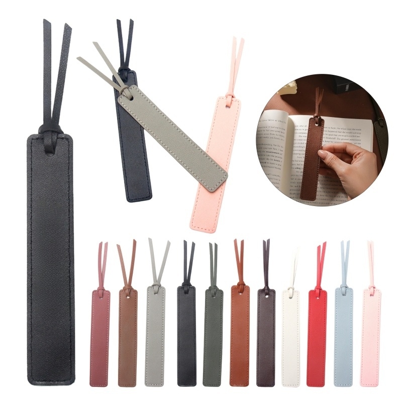 Leather Tassel Bookmark for Readers and Promotional Gifts
