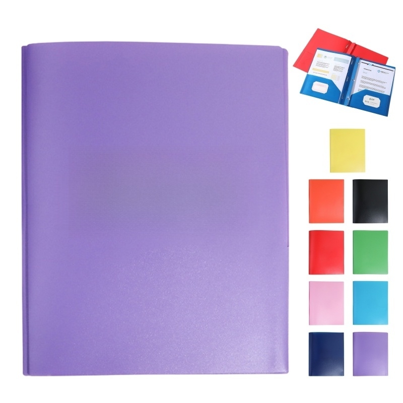 3 Ring Binder Poly Folder With Document Organizer