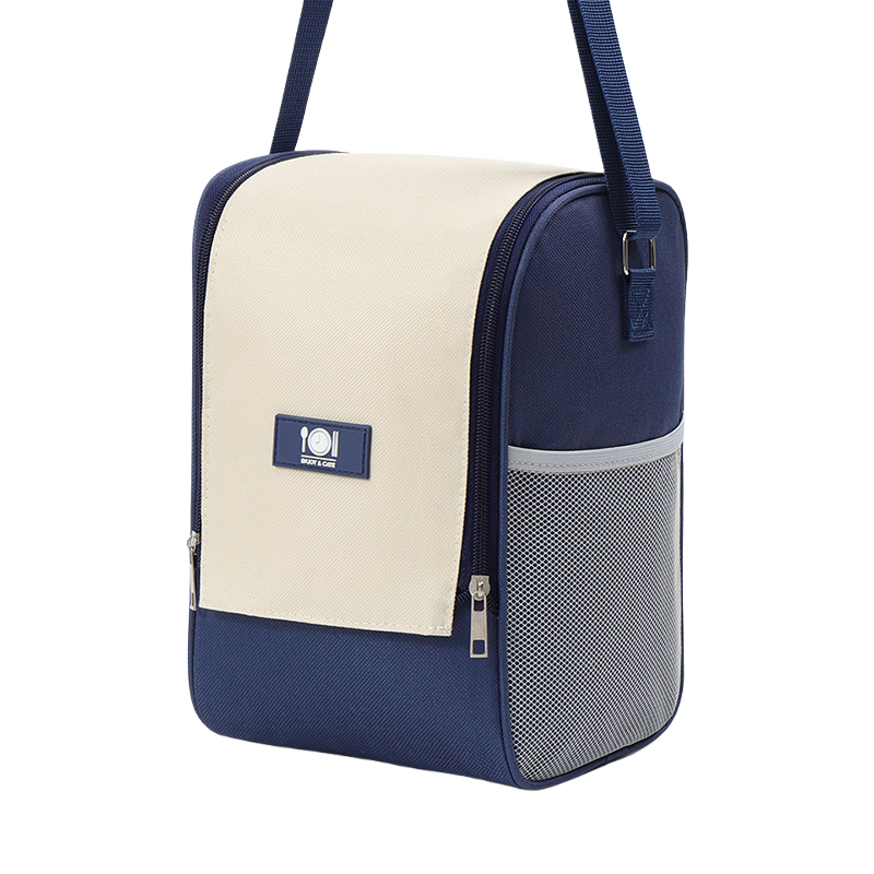 Portable Insulated Lunch Bag with Square Design