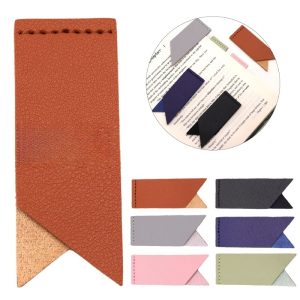 Leather Bookmark Reusable Page Marker Tab For Books Journals