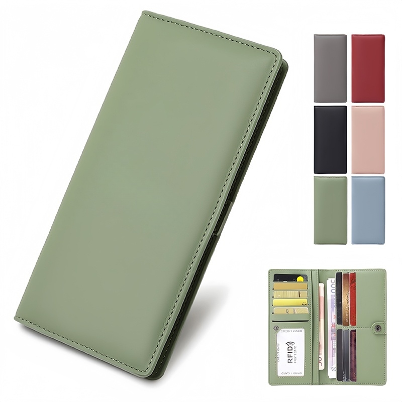 RFID Blocking Long Wallet For Women Travel And Business