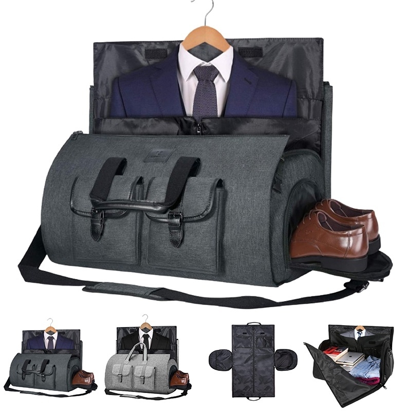 2 In 1 Garment Travel Duffel Bag For Business Trips