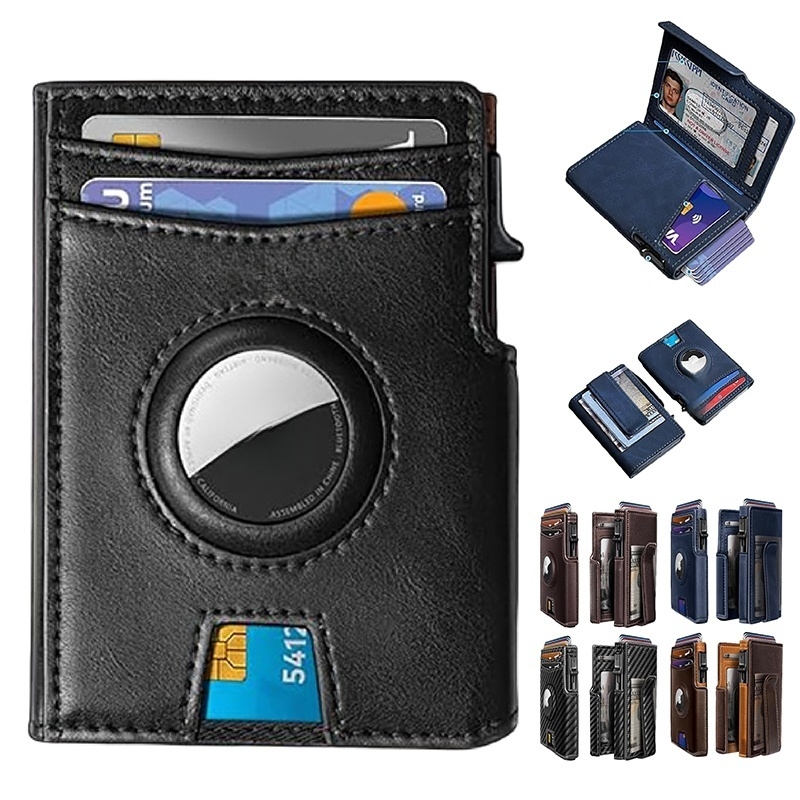 RFID Slim Pop Up Wallet Minimalist Card Holder