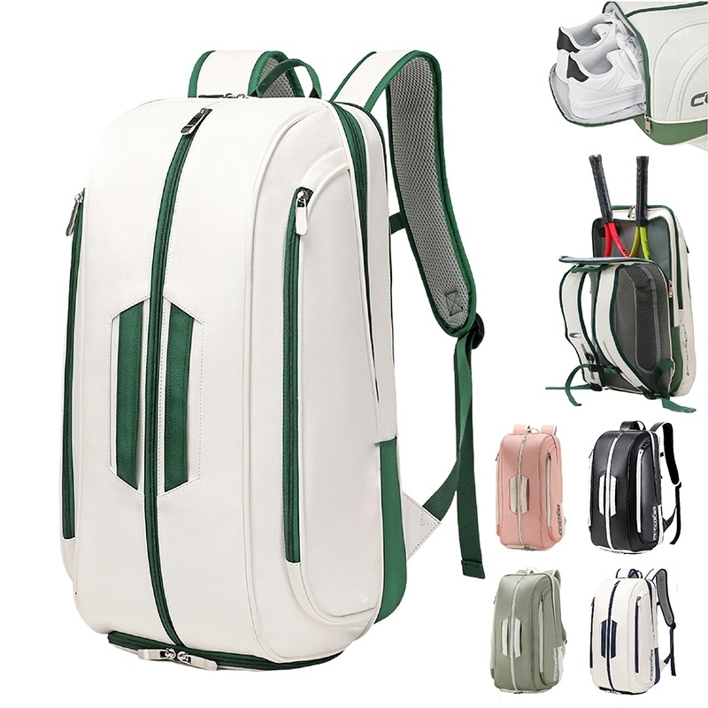 Waterproof Pickleball Backpack with Shoe Compartment