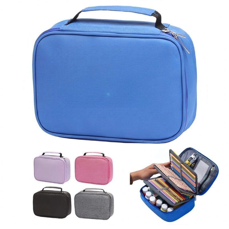 Large Capacity Multi Layer Pencil Case Organizer Bag