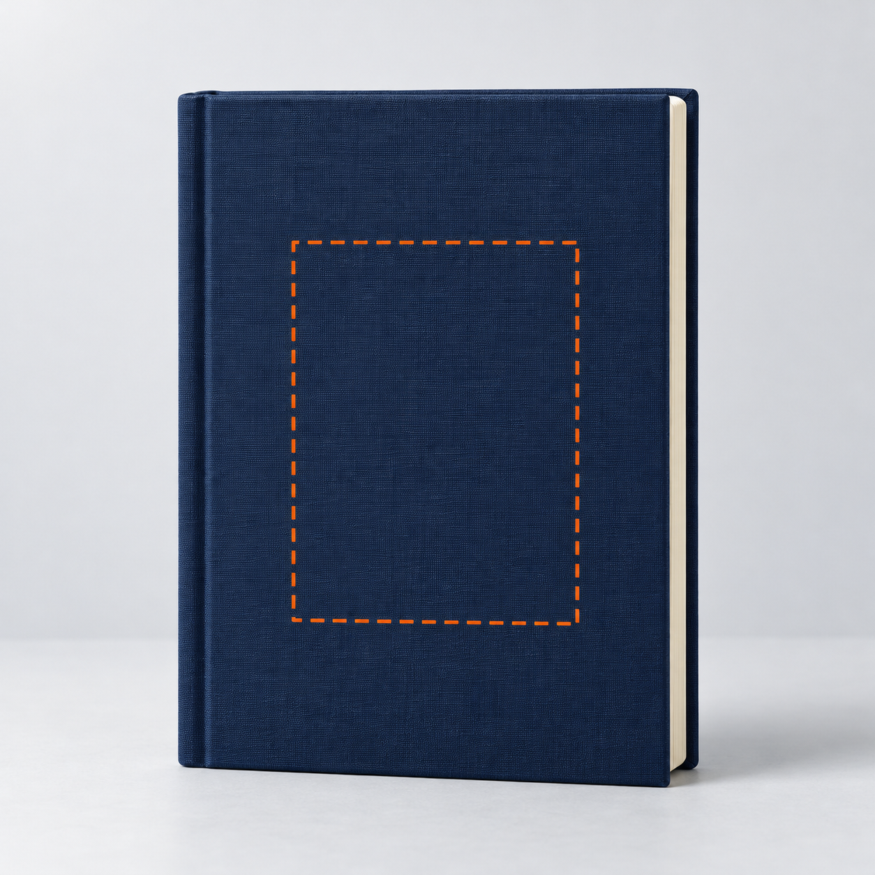 Notebook logo placement