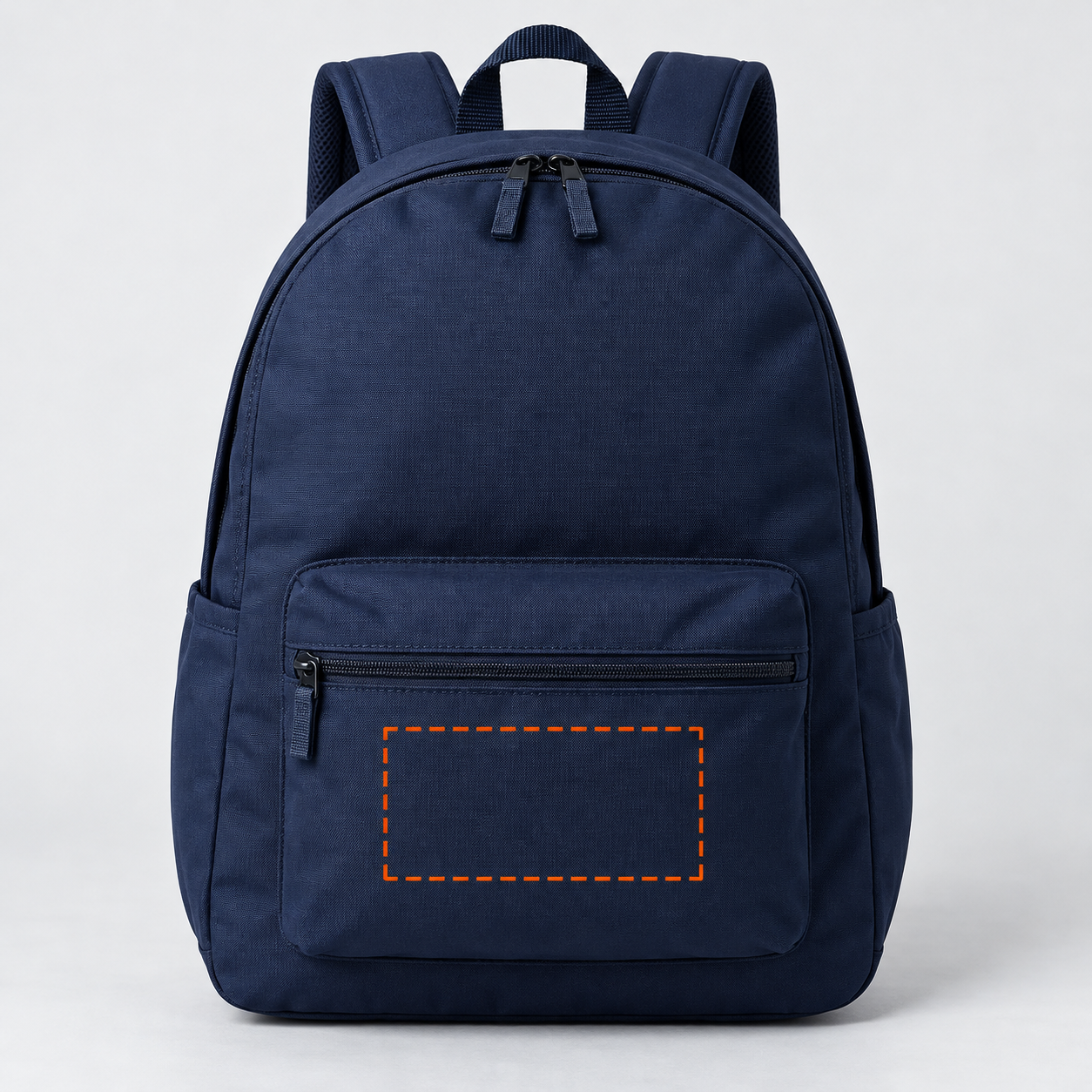 Backpack logo placement