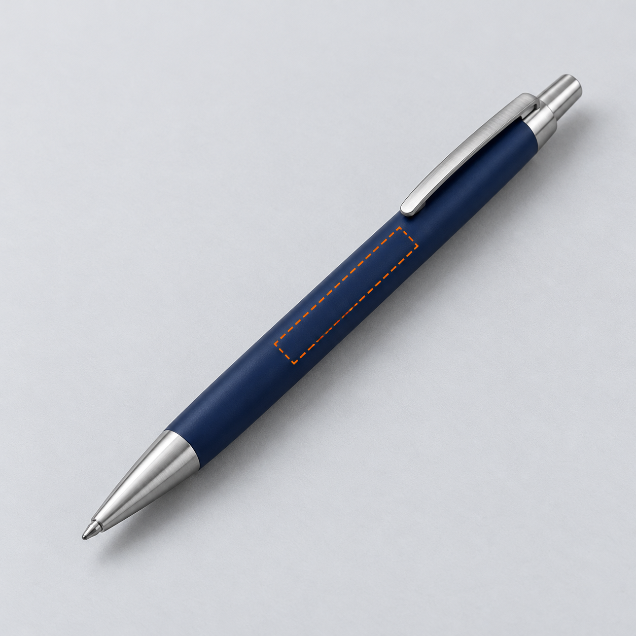 Pen logo placement